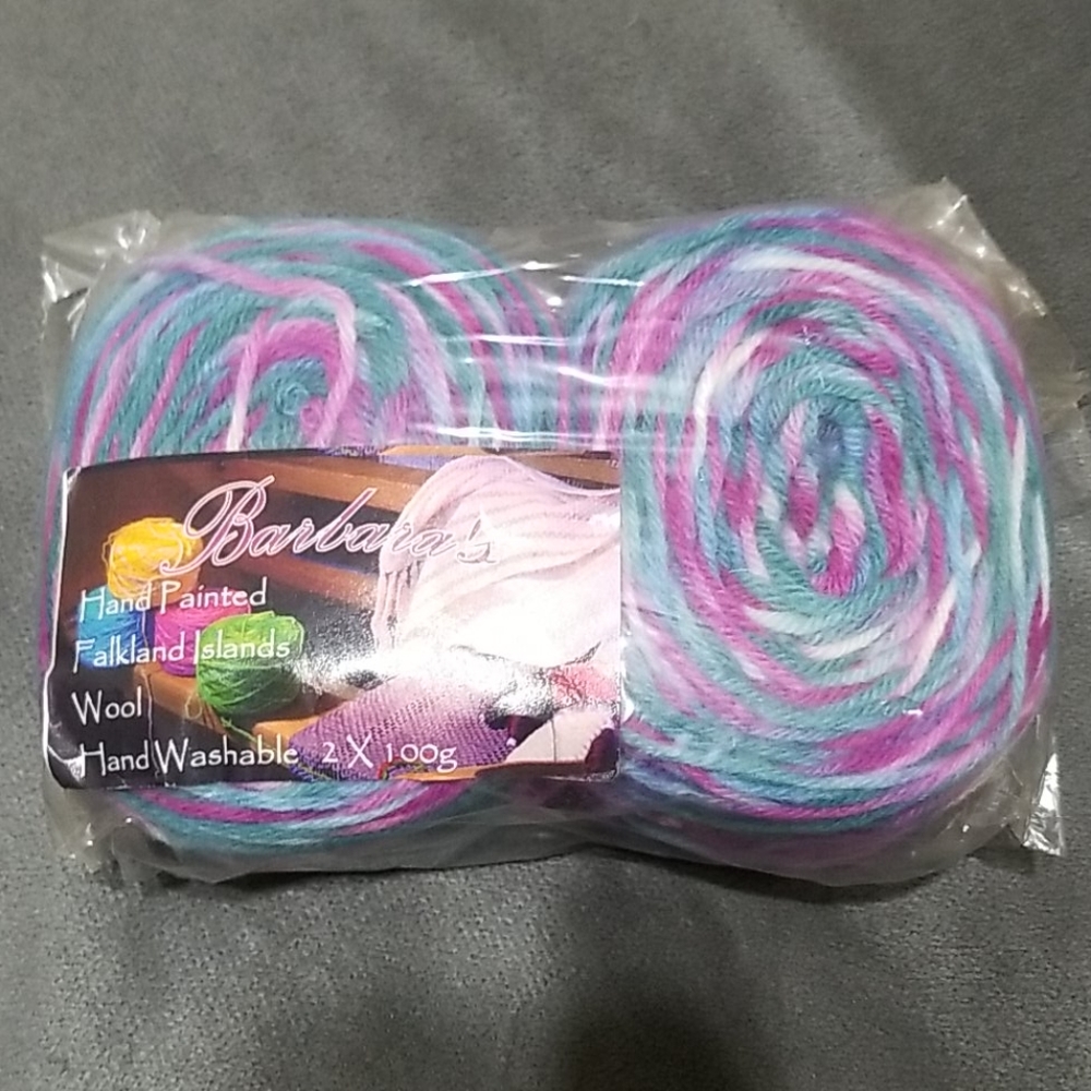 200g Hand Painted Falkland Islands Wool
